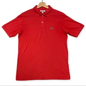 Lacoste Men’s Pique Polo - Hot Pink - 3 / Small